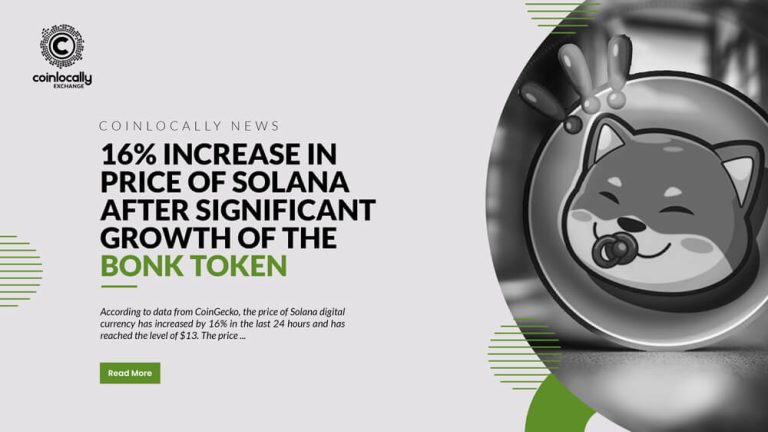 16% Increase in Price of Solana after Significant Growth of the BONK Token