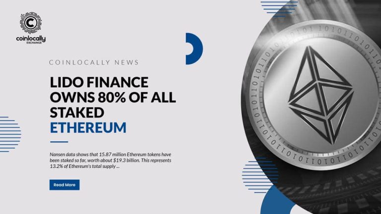 Lido Finance Owns 80% of All Staked Ethereum