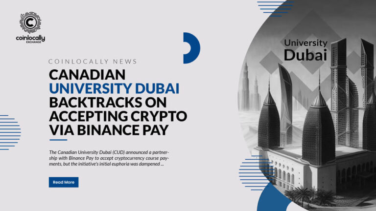 Canadian University Dubai backtracks on accepting crypto via Binance Pay