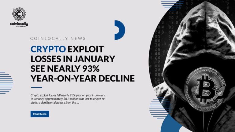 Crypto exploit losses in January see nearly 93% year-on-year decline