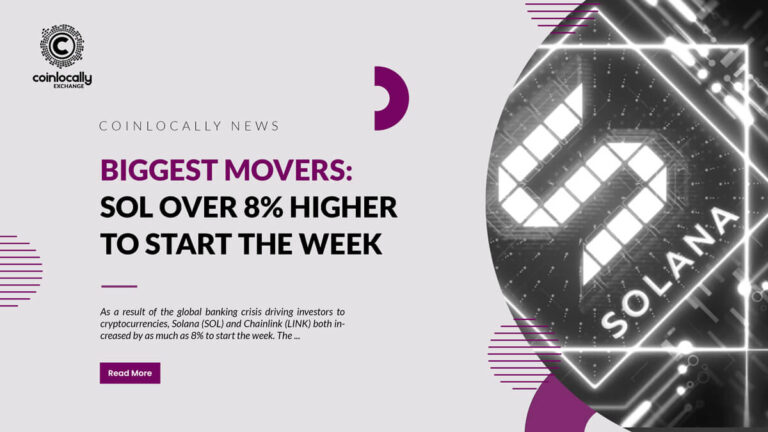 Biggest Movers: SOL Over 8% Higher to Start the Week