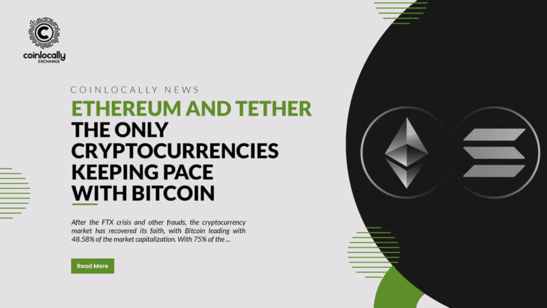 Ethereum and Tether – the only cryptocurrencies keeping pace with Bitcoin