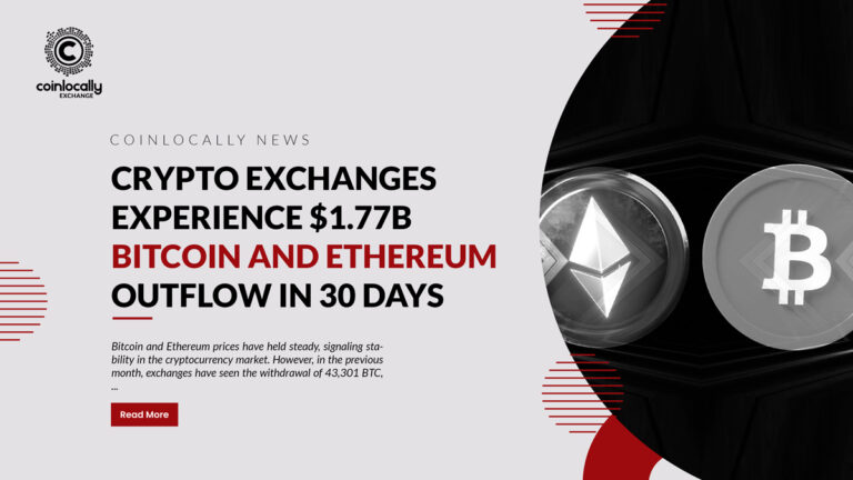 Crypto Exchanges Experience $1.77B Bitcoin and Ethereum Outflow in 30 Days