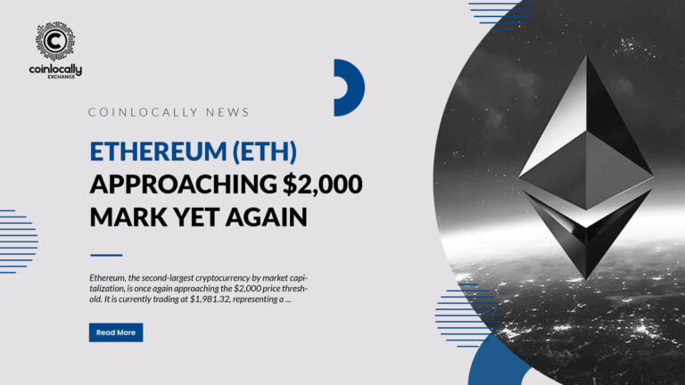 Ethereum (ETH) Approaching $2,000 Mark Yet Again