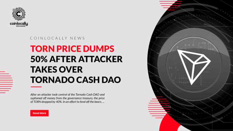 TORN price dumps 50% after attacker takes over Tornado Cash DAO