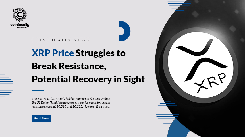 XRP Price Struggles to Break Resistance, Potential Recovery in Sight