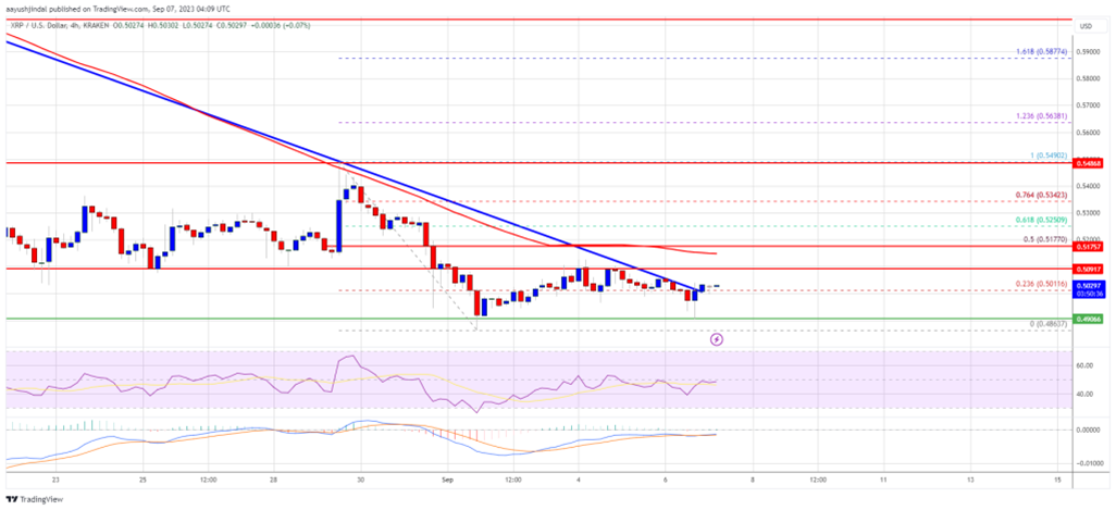 XRP Price Struggles to Break Resistance, Potential Recovery in Sight