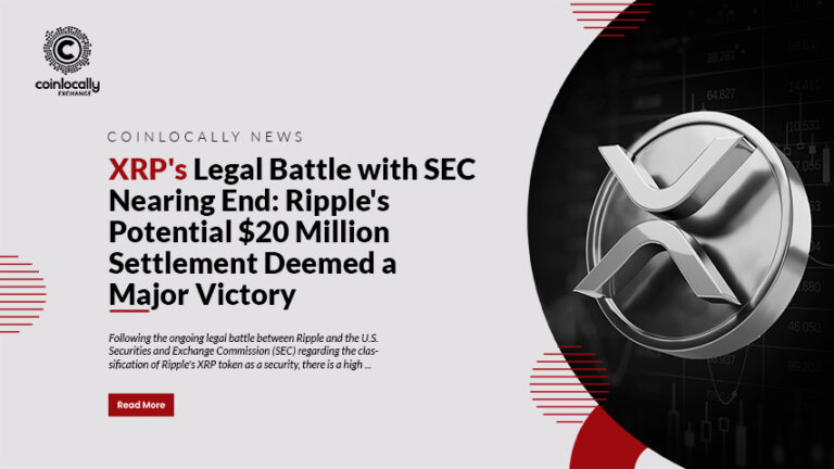 XRP's Legal Battle with SEC Nearing End: Ripple's Potential $20 Million Settlement Deemed a Major Victory