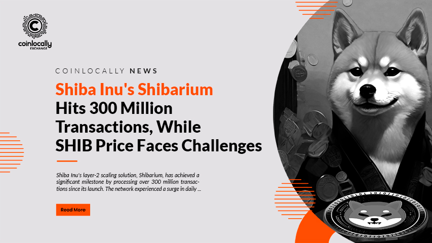 Shiba Inu's Shibarium Hits 300 Million Transactions, While SHIB Price Faces Challenges